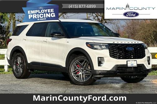 White 2026 Ford Explorer ST-Line