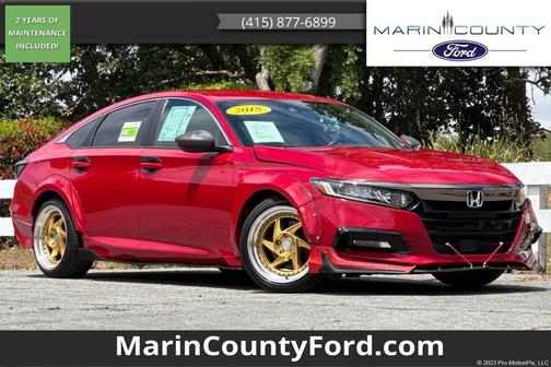 San Marino Red 2018 Honda Accord Sport