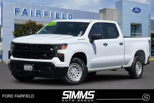 Summit White 2023 Chevrolet Silverado 1500 WT