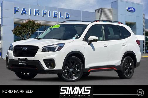 Crystal White Pearl 2021 Subaru Forester Sport