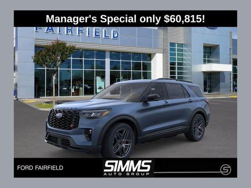 Vapor Blue Metallic 2026 Ford Explorer ST