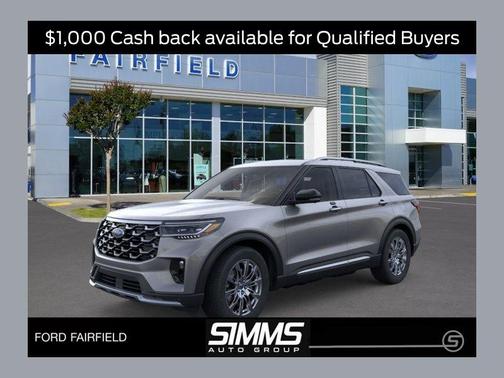 Carbonized Gray Metallic 2026 Ford Explorer Platinum