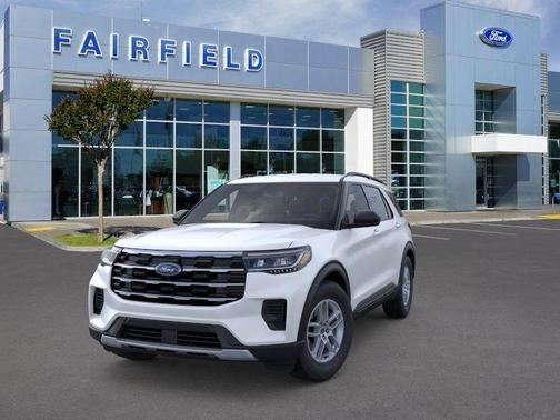 Star White Metallic Tri-Coat 2026 Ford Explorer Active