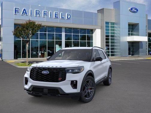 Space White Metallic 2026 Ford Explorer ST