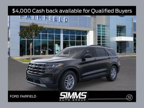 Agate Black Metallic 2026 Ford Explorer Active