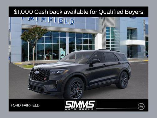 Agate Black Metallic 2026 Ford Explorer ST