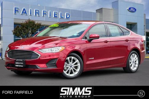 Ruby Red 2019 Ford Fusion Hybrid SE