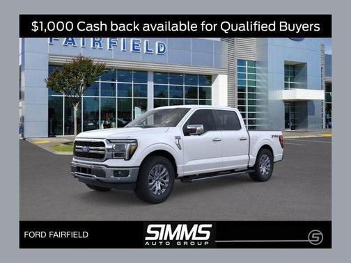 Star White Metallic Tri-Coat 2026 Ford F-150 Lariat