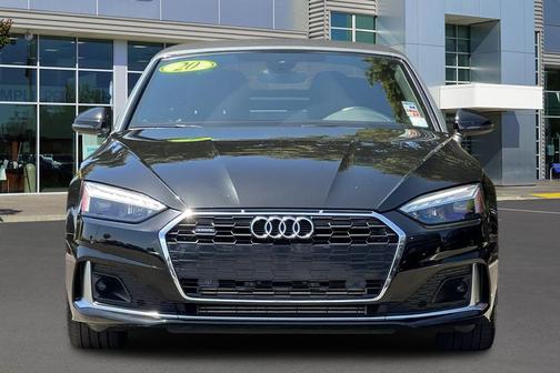 Mythos Black Metallic/Black Roof 2020 Audi A5 2.0T Premium Plus