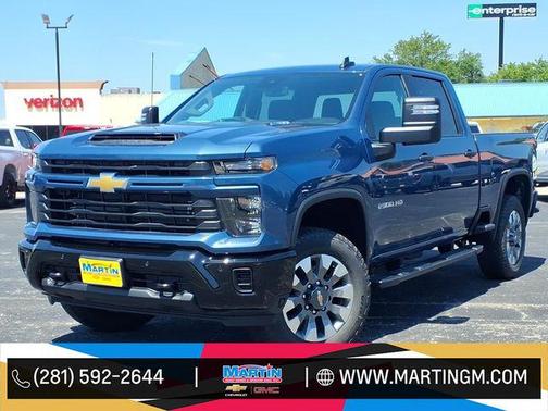 Lakeshore Blue Metallic 2026 Chevrolet Silverado 2500 Custom
