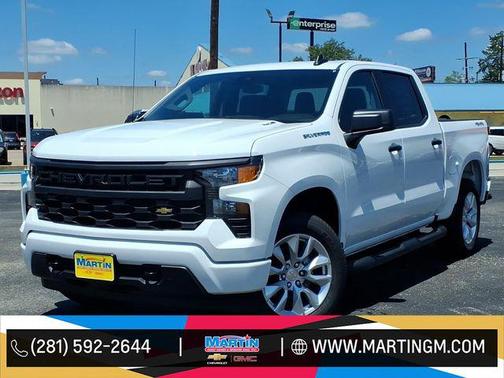 Summit White 2026 Chevrolet Silverado 1500 Custom