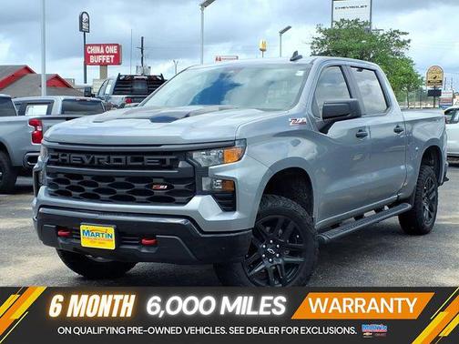 Sterling Gray Metallic 2025 Chevrolet Silverado 1500 Custom Trail Boss