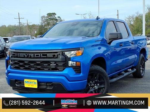 Riptide Blue Metallic 2026 Chevrolet Silverado 1500 Custom