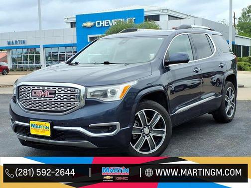 Blue Steel Metallic 2018 GMC Acadia Denali