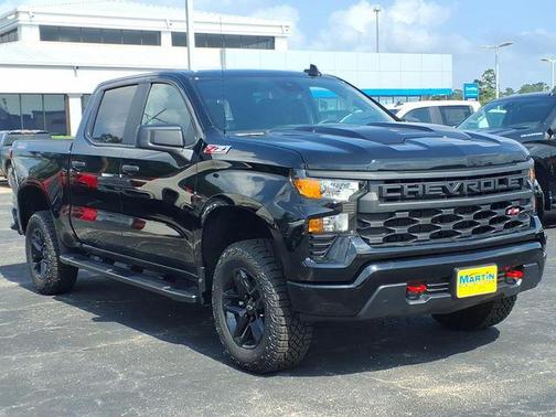 Black 2026 Chevrolet Silverado 1500 Custom Trail Boss