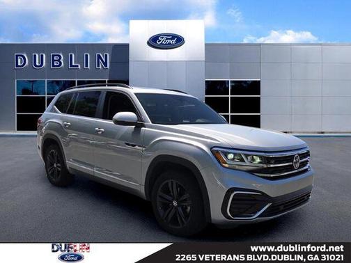 Pyrite Silver Metallic 2021 Volkswagen Atlas 3.6L SE w/Technology
