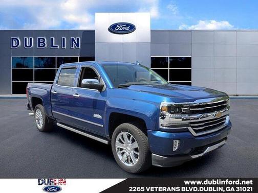 Deep Ocean Blue Metallic 2018 Chevrolet Silverado 1500 High Country