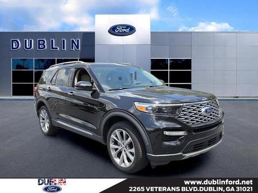 AGATE BLACK METALLIC 2021 Ford Explorer Platinum