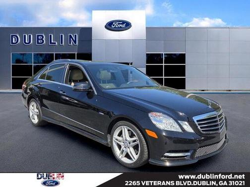 Black 2012 Mercedes-Benz E-Class E350