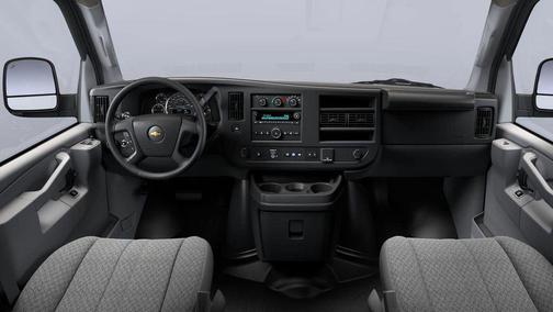 Summit White 2026 Chevrolet Express 3500 3500 Extended Wheelbase, WT, RWD
