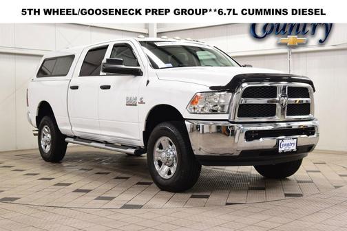 Bright White Clearcoat 2017 RAM 2500 Tradesman Crew Cab 4x4 6'4' Box