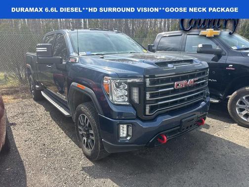 Pacific Blue Metallic 2022 GMC Sierra 3500 AT4