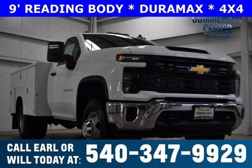 Summit White 2025 Chevrolet Silverado 3500 WT