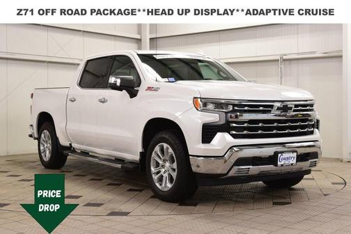 Crystal White Tricoat 2025 Chevrolet Silverado 1500 LTZ