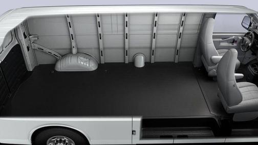 Summit White 2026 Chevrolet Express 3500 3500 Extended Wheelbase, WT, RWD