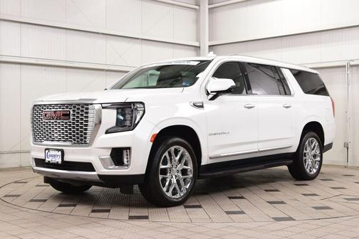 White Frost Tricoat 2024 GMC Yukon XL Denali