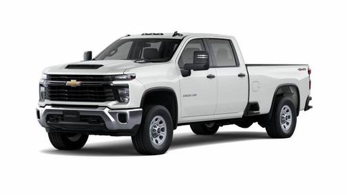 Summit White 2026 Chevrolet Silverado 3500 Crew Cab, Long Bed, WT Dual Rear Wheel, RWD