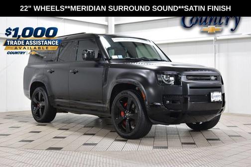 Santorini Black Metallic 2024 Land Rover Defender 130 P400 X