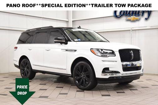 Pristine White Metallic Tri-Coat 2024 Lincoln Navigator Black Label