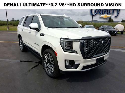 White Frost Tricoat 2024 GMC Yukon Denali Ultimate