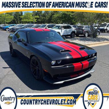 Pitch Black Clearcoat 2023 Dodge Challenger SRT Hellcat