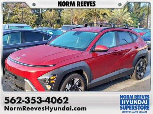 Red 2024 Hyundai KONA SEL