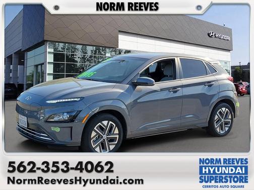 Gray 2023 Hyundai KONA EV SE
