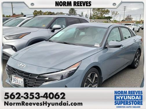 Gray 2023 Hyundai ELANTRA Limited