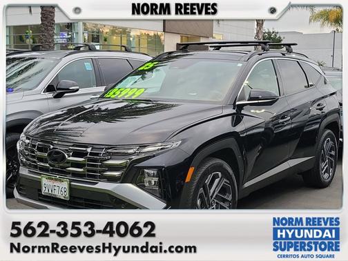 Black 2025 Hyundai TUCSON Hybrid Limited