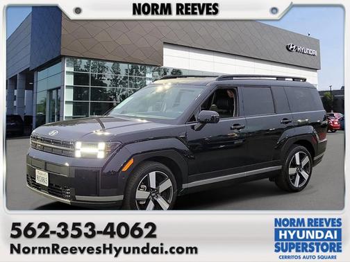 Black 2025 Hyundai SANTA FE HEV Limited