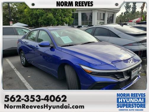 Blue 2025 Hyundai ELANTRA HEV Blue