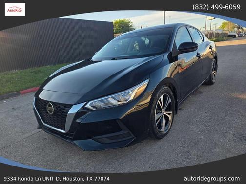Super Black 2020 Nissan Sentra SV Sedan