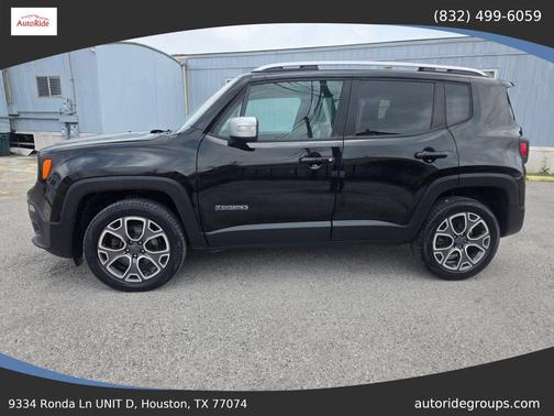 Black 2016 Jeep Renegade Limited