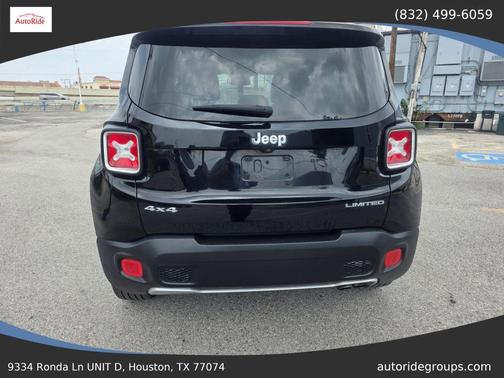 Black 2016 Jeep Renegade Limited
