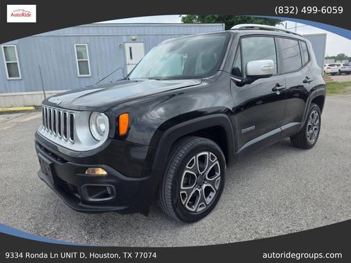 Black 2016 Jeep Renegade Limited