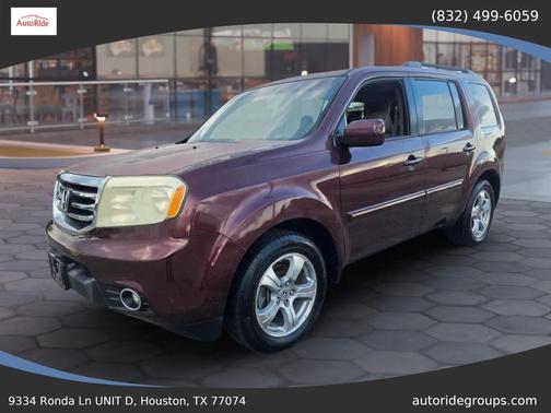 Burgundy 2012 Honda Pilot EX-L