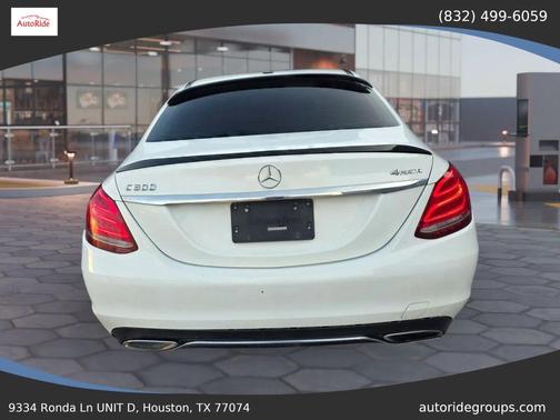 White 2015 Mercedes-Benz C-Class C 300 4MATIC