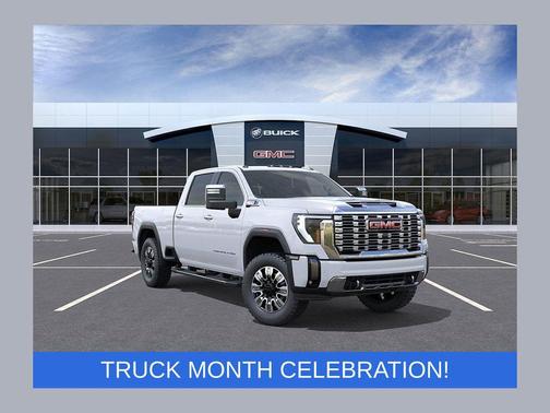 Glacier White Tricoat 2026 GMC Sierra 2500 Denali