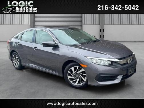 Modern Steel Metallic 2016 Honda Civic EX