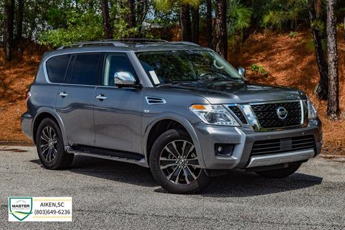 Gun Metallic 2018 Nissan Armada Platinum